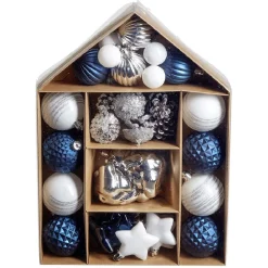 Coffret décoration à suspendre sapin x32-Gifi Outlet