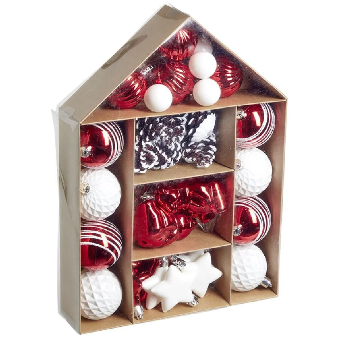 Coffret décoration à suspendre sapin x32-Gifi Outlet