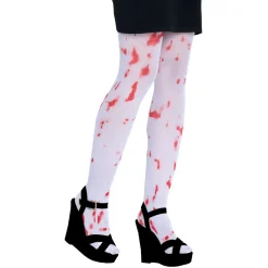 Collant blanc ensanglanté femme-Gifi Online