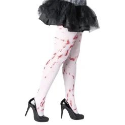 Collant Halloween ensanglanté adulte Taille unique-Gifi Clearance