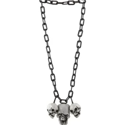 Collier chaîne 3 pendentifs Halloween x3-Gifi Best