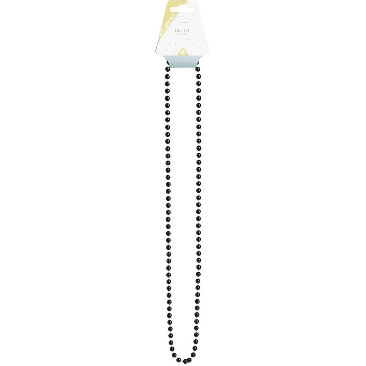 Collier perle blanc ou noir L84cm-Gifi Best
