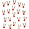 Confetti forme tête de renne en bois x20-Gifi Online