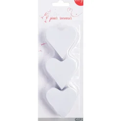 Confettis coeur blanc en papier-Gifi Outlet