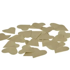 Confettis coeur doré en papier-Gifi Discount