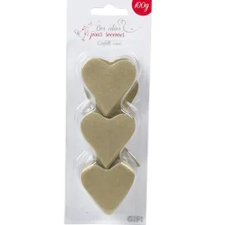 Confettis coeur doré en papier-Gifi Discount