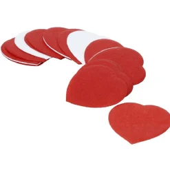 Confettis coeur rouge et blanc-Gifi Outlet