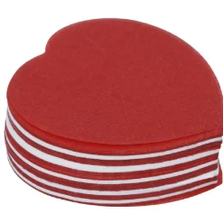 Confettis coeur rouge et blanc-Gifi Outlet