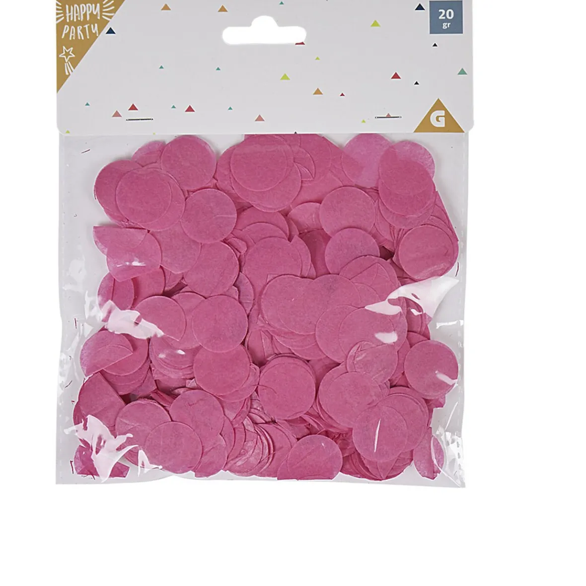Confettis en papier rond rose ø 2 cm-Gifi Discount
