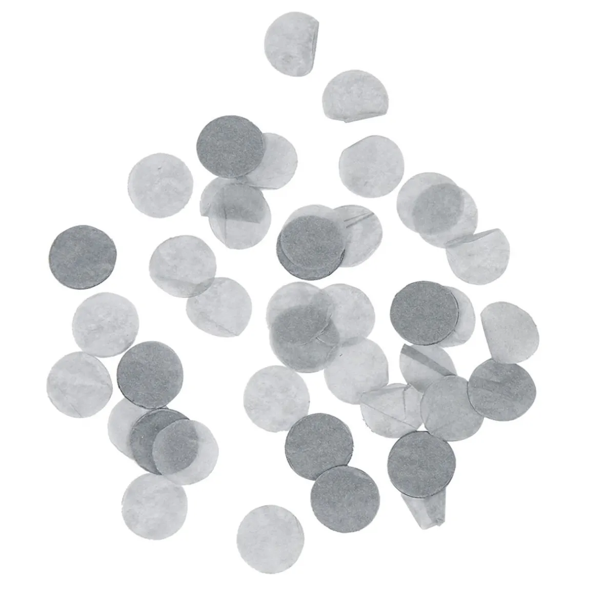 Confettis en papier rond gris ø 2 cm-Gifi New