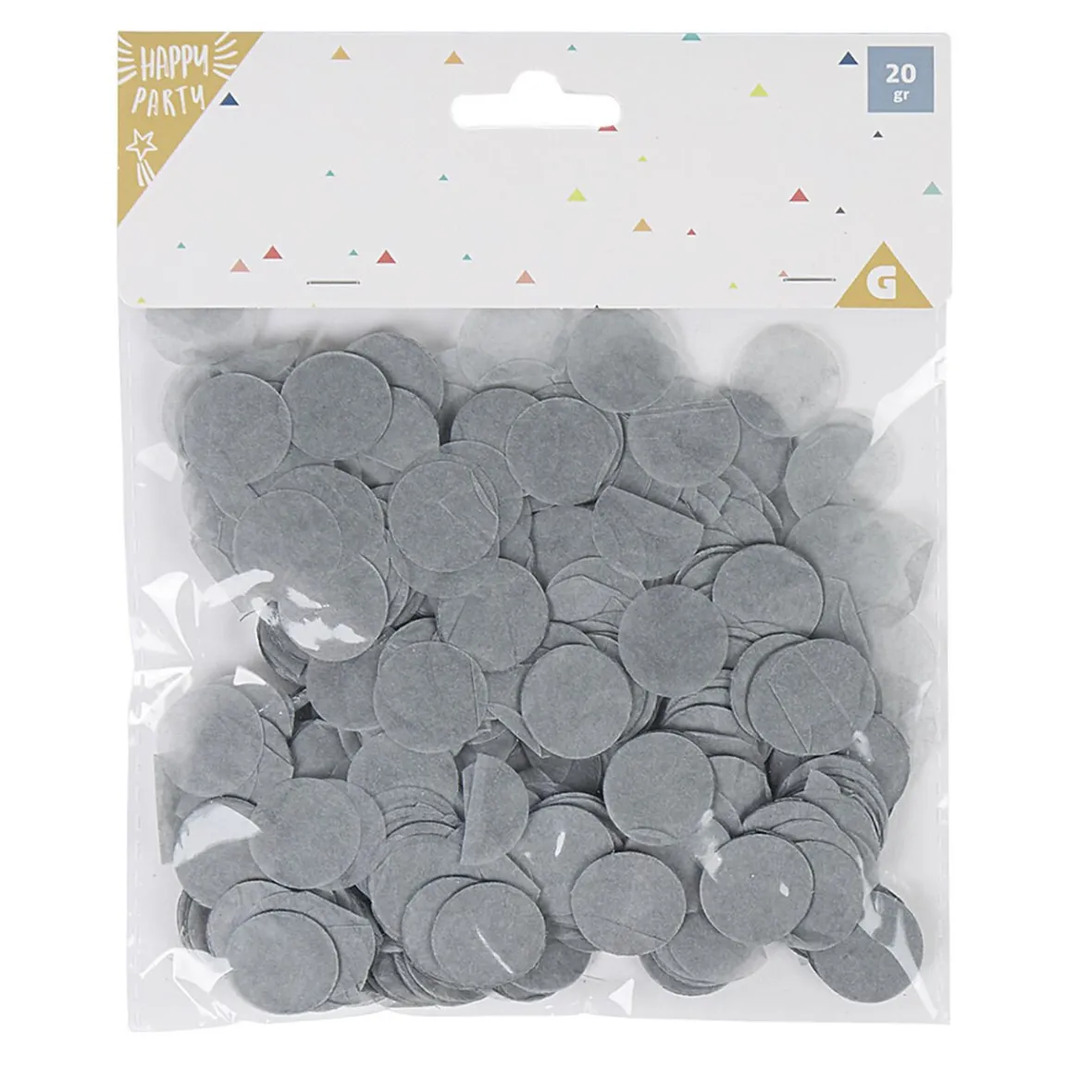 Confettis en papier rond gris ø 2 cm-Gifi New