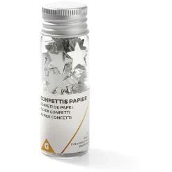 Confettis forme Étoile Argentée x 160-Gifi Online