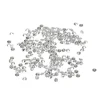 Confettis minis diamants argentés à parsemer-Gifi Discount