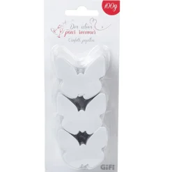 Confettis papillon blanc en papier-Gifi Outlet