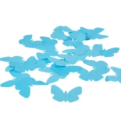 Confettis papillon bleu turquoise en papier-Gifi Clearance