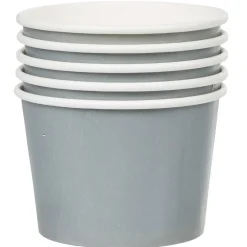 Coupelle apéritif grise et blanche x5-Gifi Best