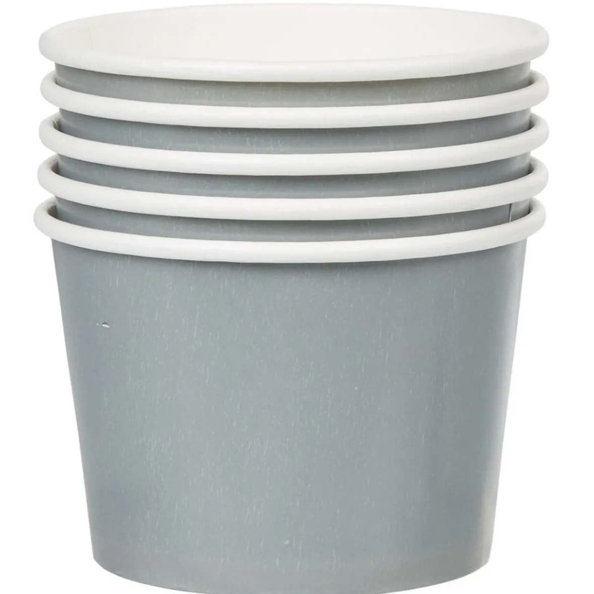 Coupelle apéritif grise et blanche x5-Gifi Best