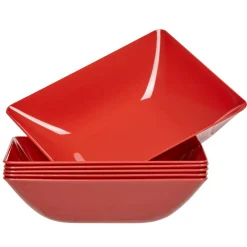 Coupelle plastique rouge x6-Gifi Clearance