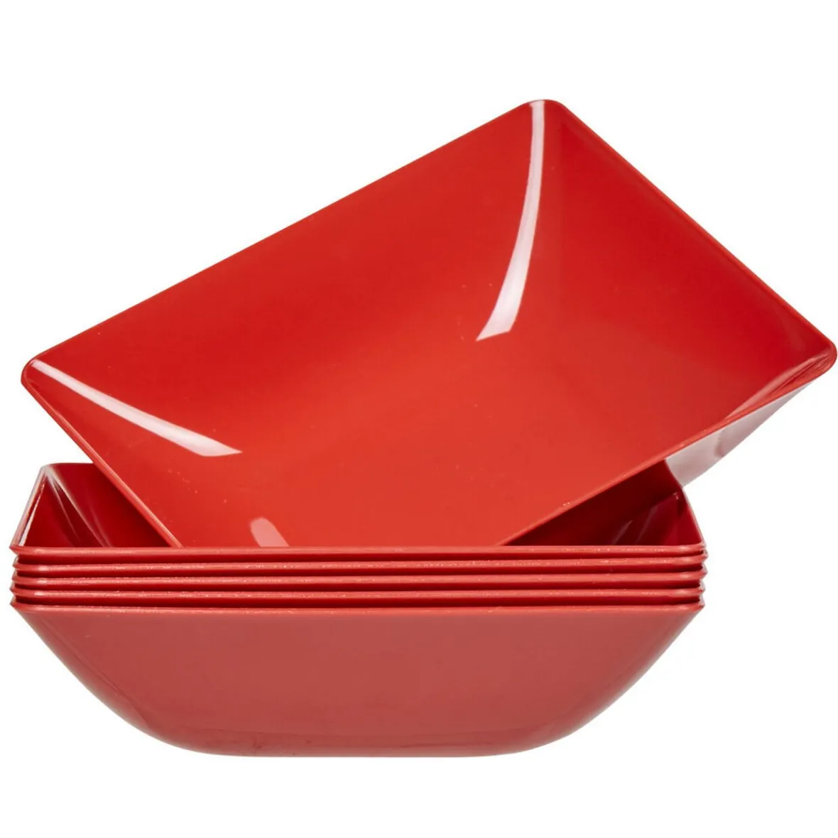 Coupelle plastique rouge x6-Gifi Clearance