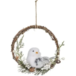 Couronne de Noël animaux à suspendre Ø17 cm-Gifi Online