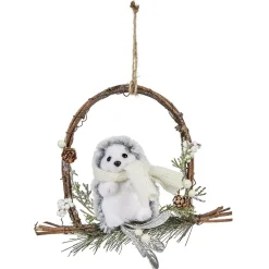 Couronne de Noël animaux à suspendre Ø17 cm-Gifi Online