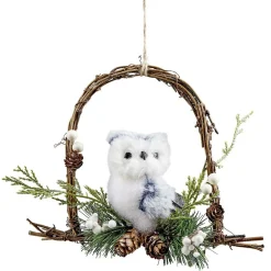 Couronne de Noël animaux à suspendre Ø17cm-Gifi Online