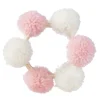 Couronne de pompons roses et blancs-Gifi Hot