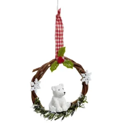 Couronne en bois à suspendre Noël-Gifi Sale