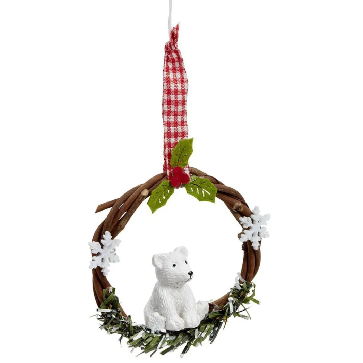 Couronne en bois à suspendre Noël-Gifi Sale