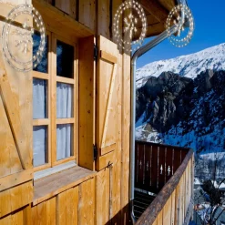 Couronne lumineuse flocon de neige 72LED blanc chaud Ø32cm-Gifi Outlet