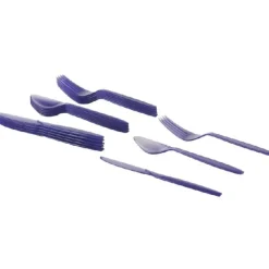 Couvert plastique X18 violet-Gifi Best