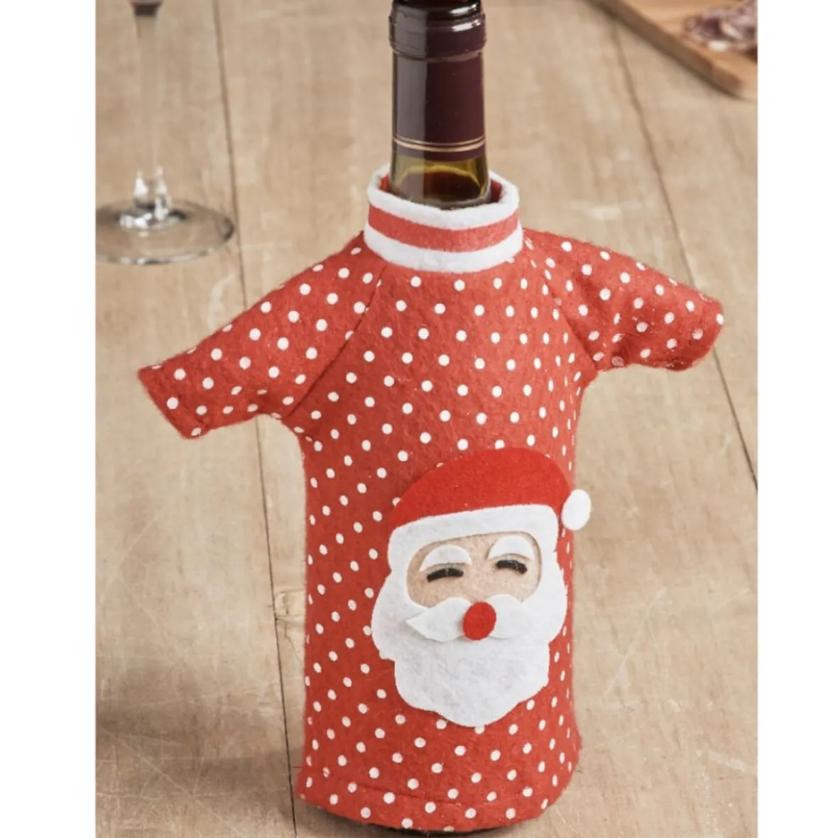 Couvre bouteille t-shirt Père Noël-Gifi Clearance