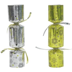 Crackers cotillons de fête argenté et doré 6 personnes-Gifi Discount