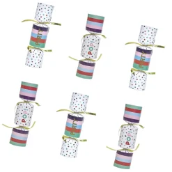 Crackers cotillons de fête multicolore 6 personnes-Gifi Clearance