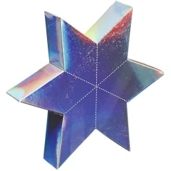 Crackers forme étoile argentée x6-Gifi Sale