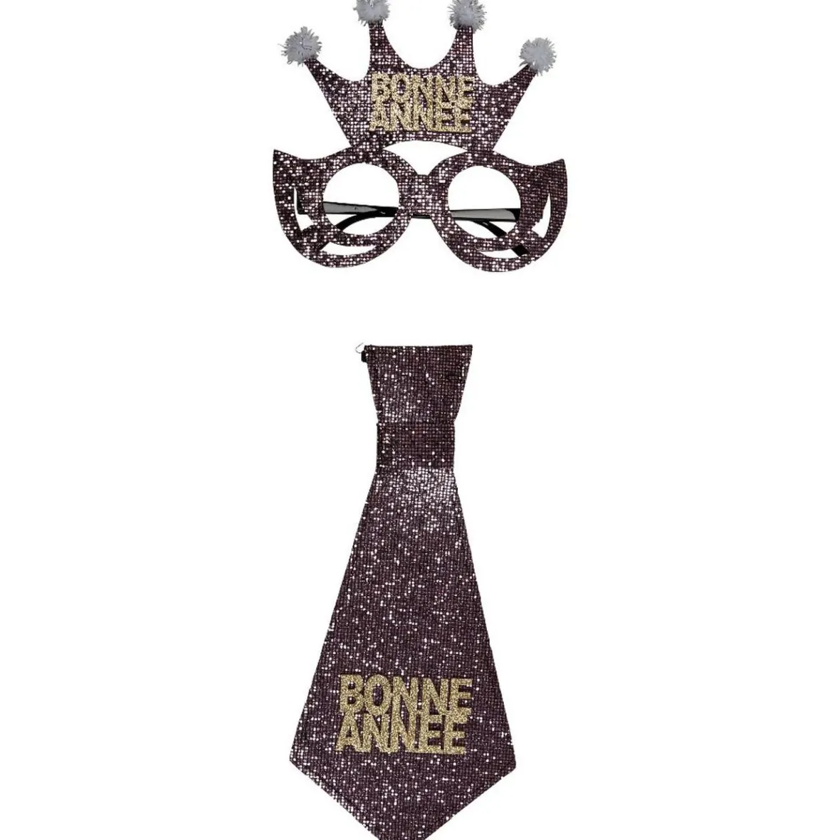 Cravate et lunettes Bonne année-Gifi Discount