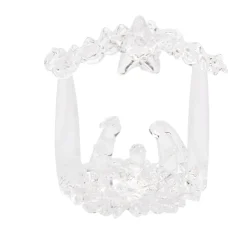 Crèche à suspendre en verre H7,5cm - 6 modèles-Gifi New