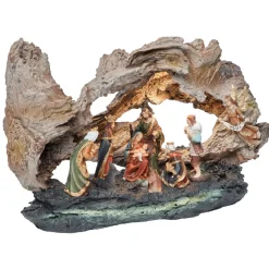 Crèche de Noël complète 10 LED-Gifi Discount