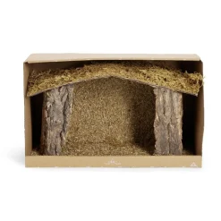 Crèche de Noël en bois et mousse 37x18xH22cm-Gifi Best