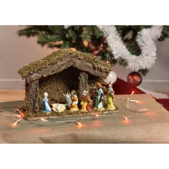 Crèche de Noël et ses 6 figurines-Gifi Best