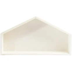 Crèche de Noël vide en bois L30 X l7 x H16 cm-Gifi