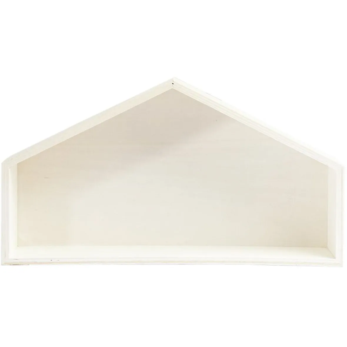 Crèche de Noël vide en bois L30 X l7 x H16 cm-Gifi