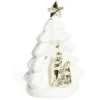 Crèche sapin céramique lumineuse H20,3cm-Gifi Online