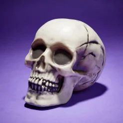 Crâne décoration Halloween 19x15xH16cm-Gifi
