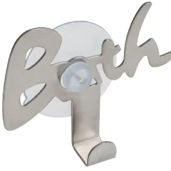 Crochet à ventouse inox design Bath ou Home-Gifi New