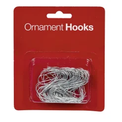 Crochet métallique argenté x100-Gifi Online