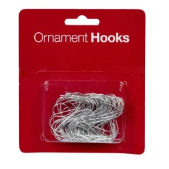 Crochet métallique argenté x100-Gifi Online