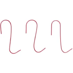 Crochet rouge en métal x100-Gifi Hot