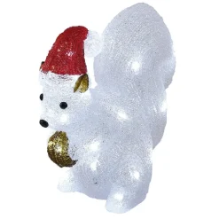 Écureuil de Noël lumineux 30 LED Blanc froid-Gifi New