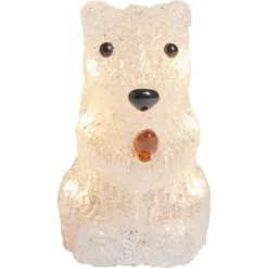 Écureuil lumineux en acrylique 12LED blanc chaud H11,5cm-Gifi Best